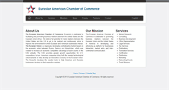 Desktop Screenshot of eurasianamericanchamber.com